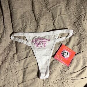 White Women's Intimate Thong